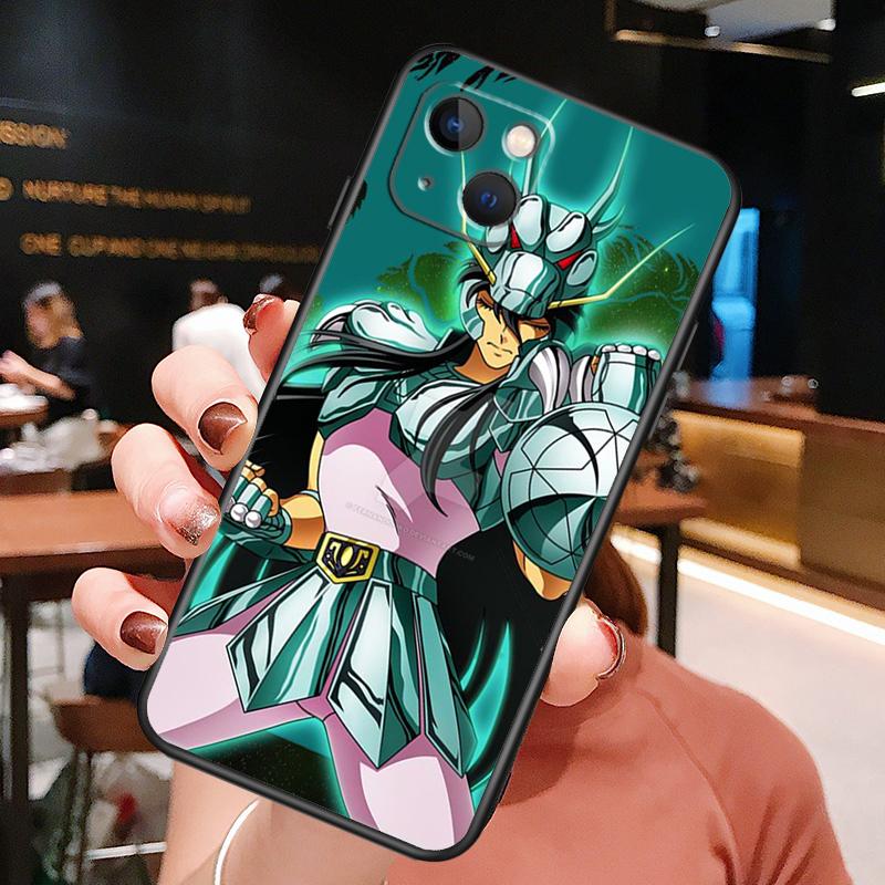 Saint Seiya Shiryu Telefoonhoesje Voor iPhone 16 Pro Max 15 14 13 11 12 Pro Max Plus 12 13 Mini XR 16e Funda Cover
