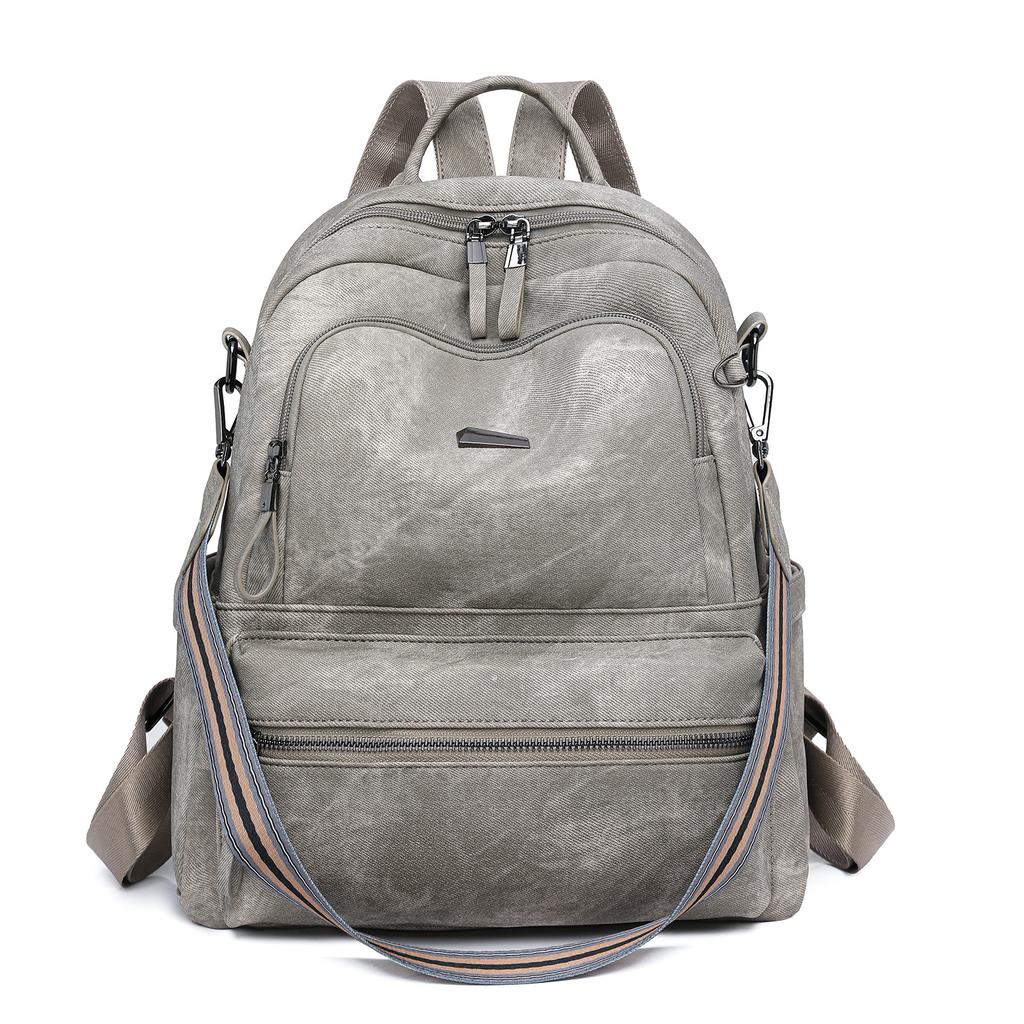 Backpack for Women Versatile and Fashionable Soft Leather Women's Small Backpack Large Capacity School Girl Schoolbag