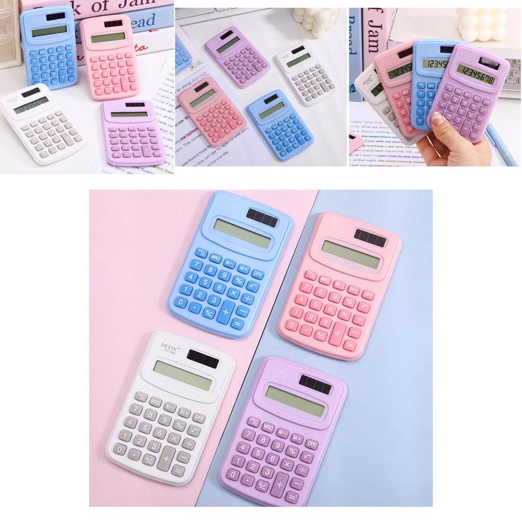Cute Mini Colorful Calculator For Students Portable Slim Design Ideal For Kids And Gifts