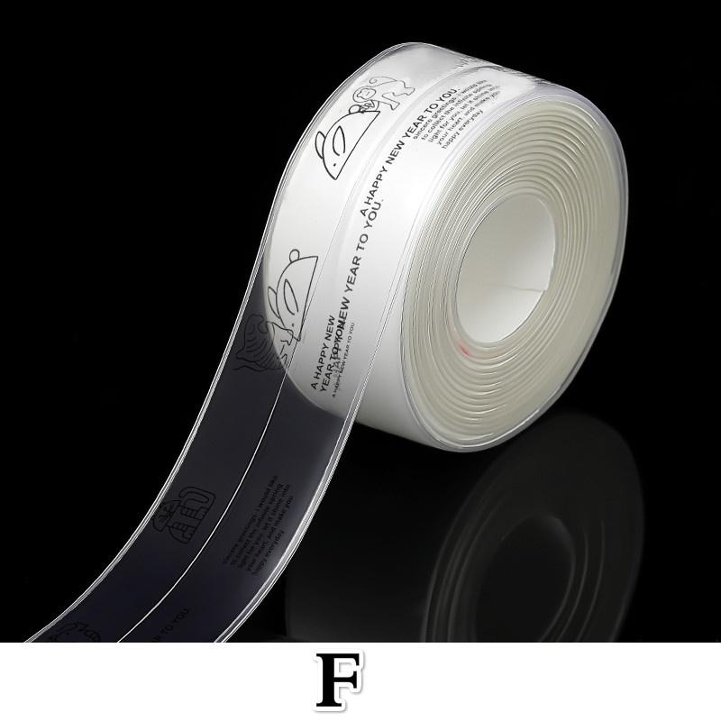 

Для ванной комнаты, кухонные аксессуары, душевая кабина, уплотнительная лента, самоклеящаяся водонепроницаемая наклейка на стену, лента для края раковины F