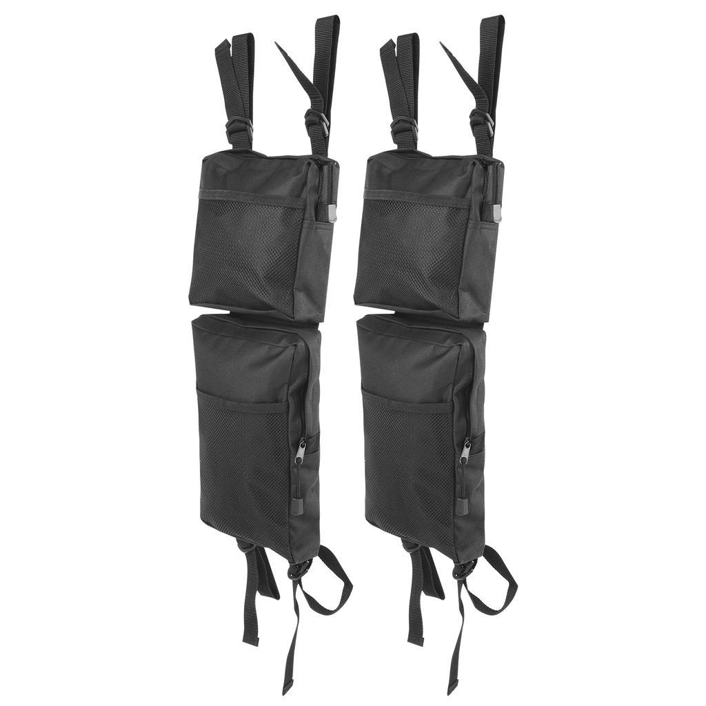 2pcs ATV Saddle Bag MultiFunction Outdoors Rear Pack Luggage Storage Tool Snowmobile