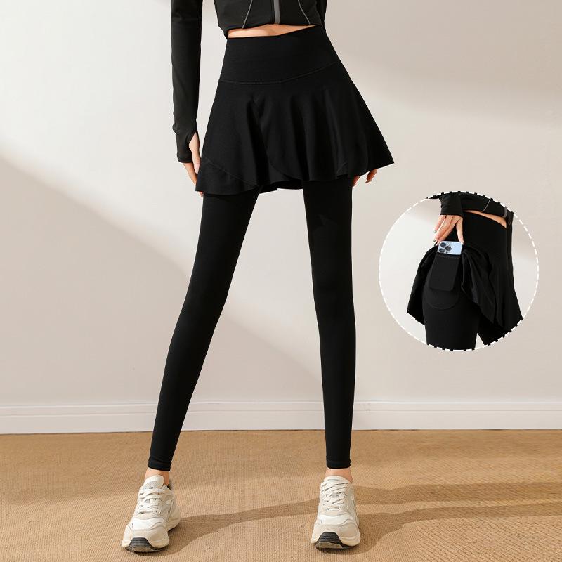 

Женские спортивные юбка-брюки высокого класса, леггинсы для йоги Extra Large