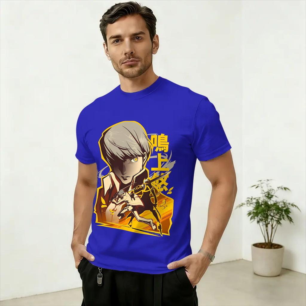 Unisex Yu Narukami PPersonas T Shirts Cotton Clothes Funny Short Sleeve Round Neck Tees Summer TShirt