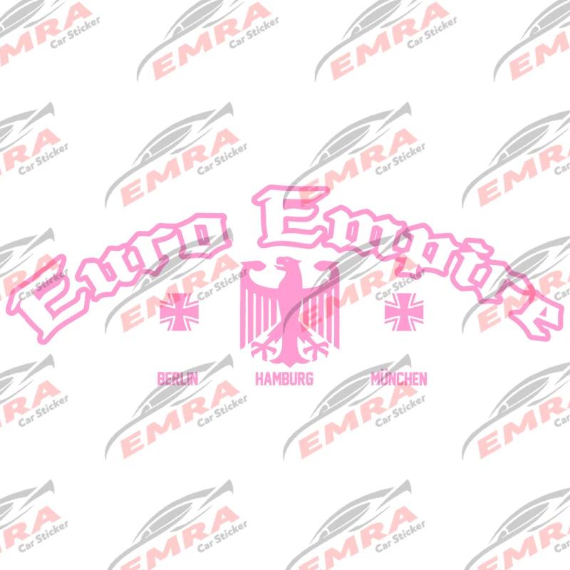 Text Euro Empire for Car Sticker Windshield Banner Rear Window Decoration External Accessories Waterproof Pvc Vinyl Decals
