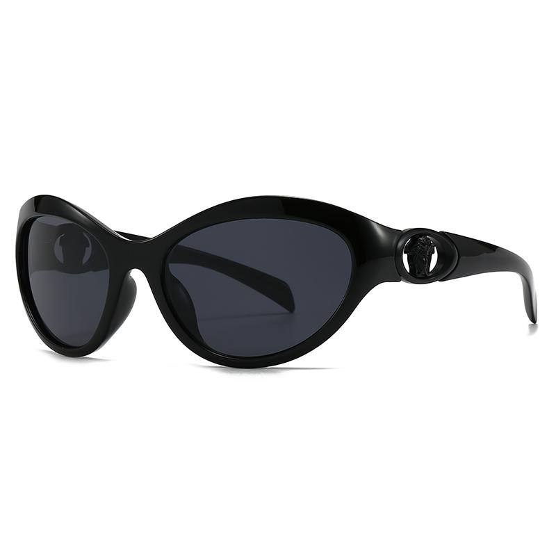 Foreign Trade Cross-Border Modern Sunglasses European and American Street Photography Ins Popular Model Cat-Eye Sunglasses for Women Lh272