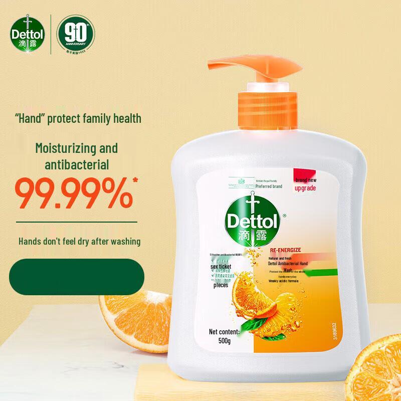 Dettol Healthy Antibacterial Hand Wash, Natural Freshness