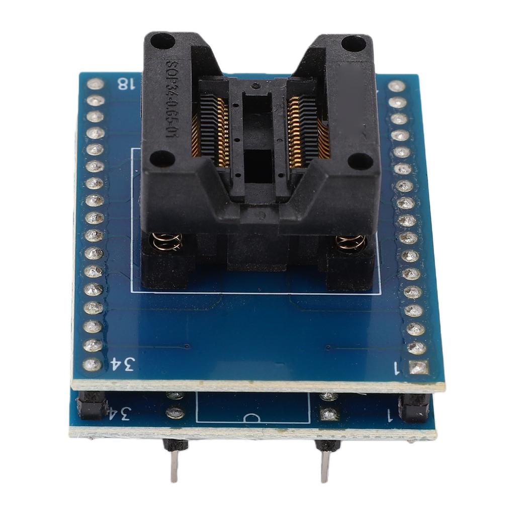 SSOP34 To DIP34 IC Programmer Adapter Test Socket Pitch 0.65mm Support for SSOP28 SSOP24 SSOP20 SSOP16 SSOP14