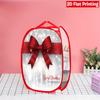 1Pcs Christmas Bathtub Santa Pop-Up Laundry Hamper Expandable Mesh Hamper Basket for Room Bedroom Bathroom Organization Contemporary Storage