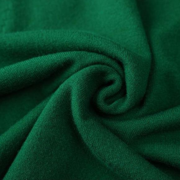Autumn Winter Women's Plus-Size Sweater Dress Solid Color Loose Half Turtleneck Long Knitted Dress with Pockets