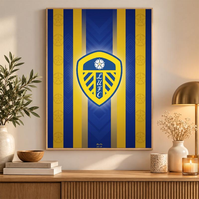 Leeds United Diamond Painting Kit 5D Full Drill DIY Diamond Mosaic Wall Art Home Decor