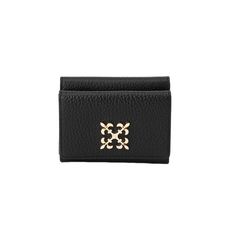 

[Rashit] Monogram plate tri-fold wallet (SO-397) RUZ1041381A0001 Free black other 1
