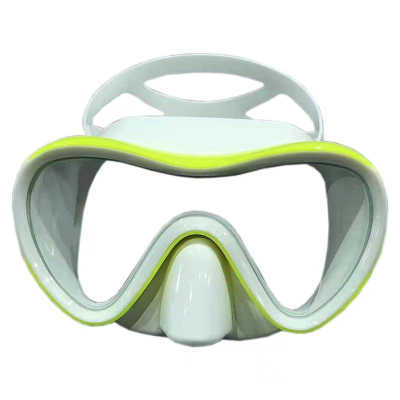 Adult Large Frame Silicone Diving and Snorkeling Goggles