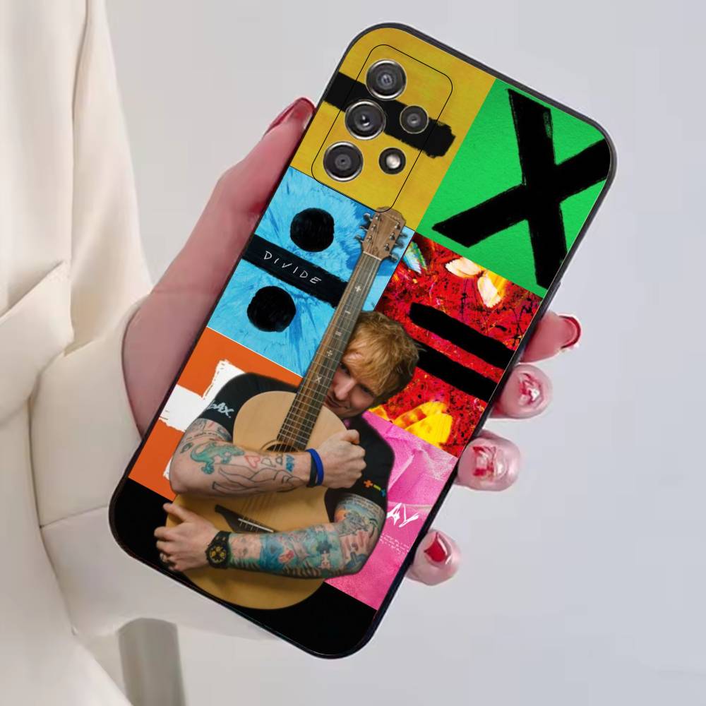 Ed Sheeran Hot Singer Phone Case For Samsung S25,S24,S21,S22,S23,S30,Ultra,S20,Plus,Fe,Lite,Note,10,Black Cover
