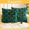 Christmas Tree Snowflake Pillow Cover Plush Throw Pillowcase Winter Home Decor