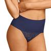 Women's Tame Your Tummy Shaping Lace Thong With Cool Comfort High Waist Panties