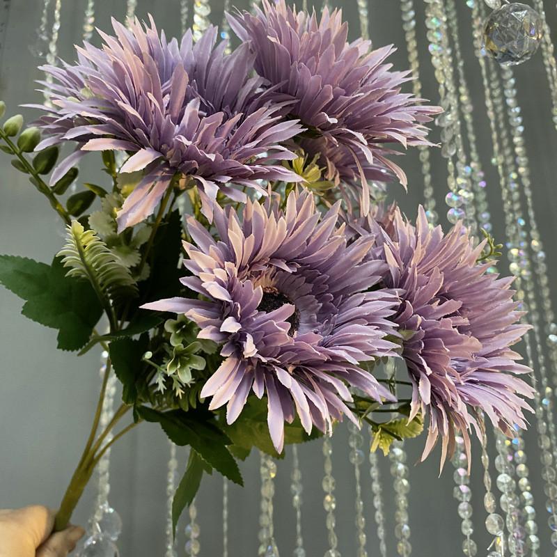 Faux Fuchsia Flower Arrangement With Durable Material For Wedding Decor And Photo Shoots