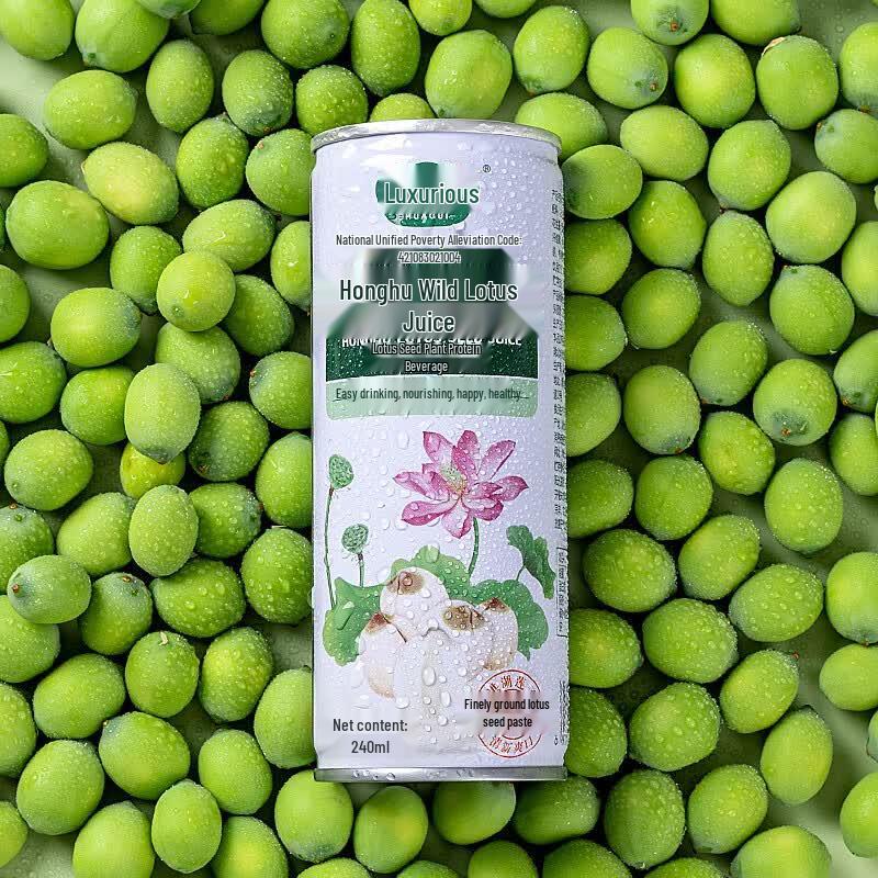 Huagui Honghu Wild Lotus Root Juice Drink, 12-Pack