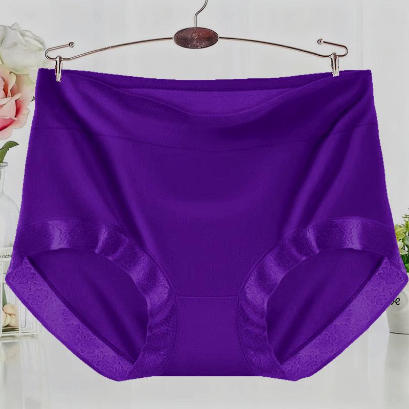 Large Size Women's Mid-waist Underwear Is Soft and Breathable, Skin-friendly and Comfortable, Daily Panties