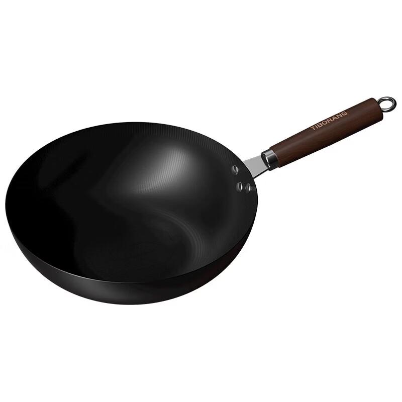 TIBORANG Zero Coating Refined Iron Wok