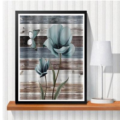 5D DIY Diamond schilderij grijze bloemen borduurpakket mozaïek diamant borduurwerk Rose volledige ronde vierkante boor woondecoratie
