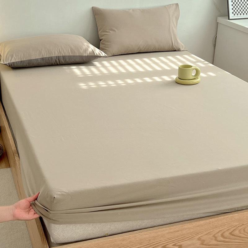 

Летний комплект постельного белья из трех предметов Lenzing Tencel Ice Silk с простыней на резинке и защитой для матраса 200x220cm Fitted Sheet