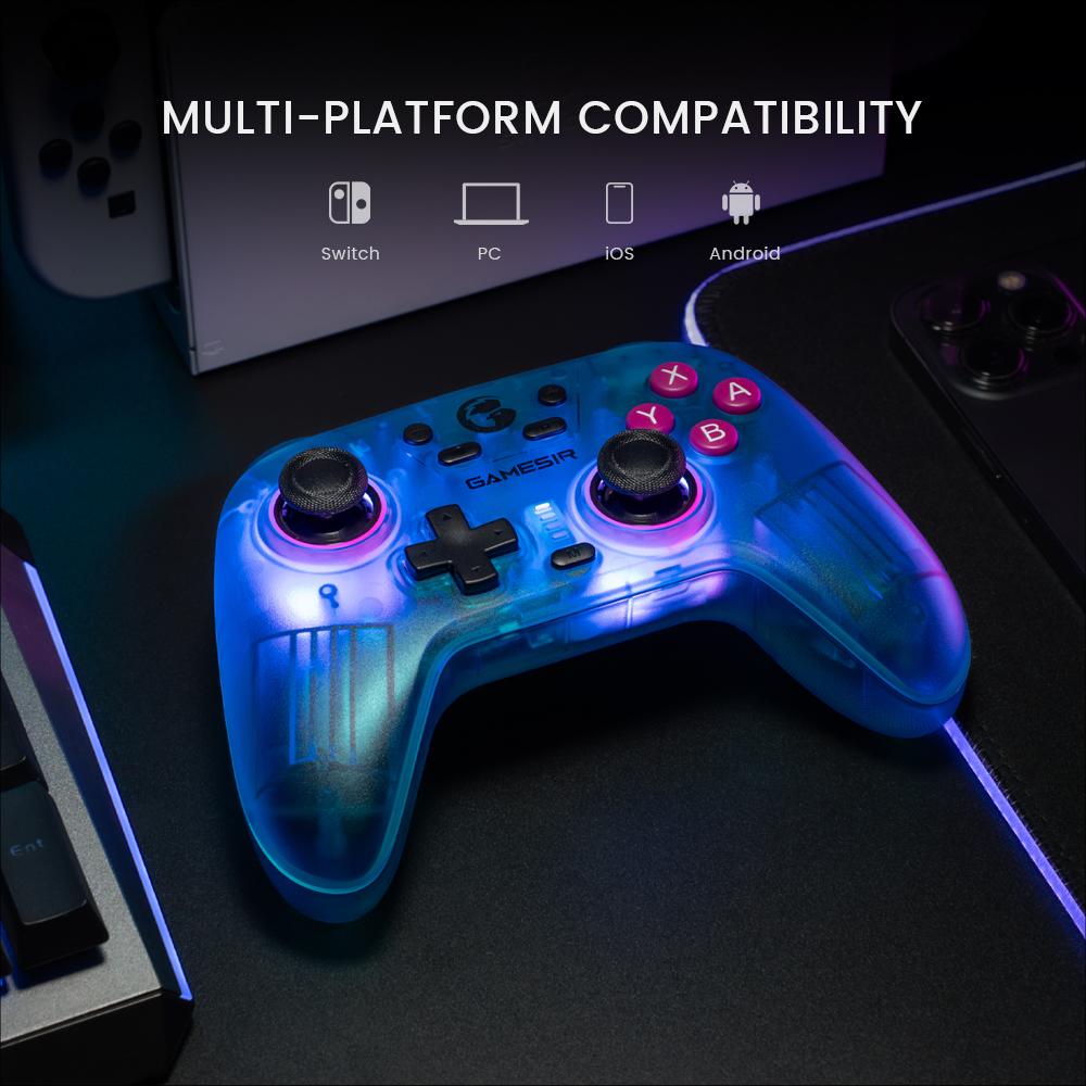 Controller Wireless GameSir Nova per Switch Gamepad Bluetooth Joystick a Effetto Hall per Nintendo Switch Telefono Android PC