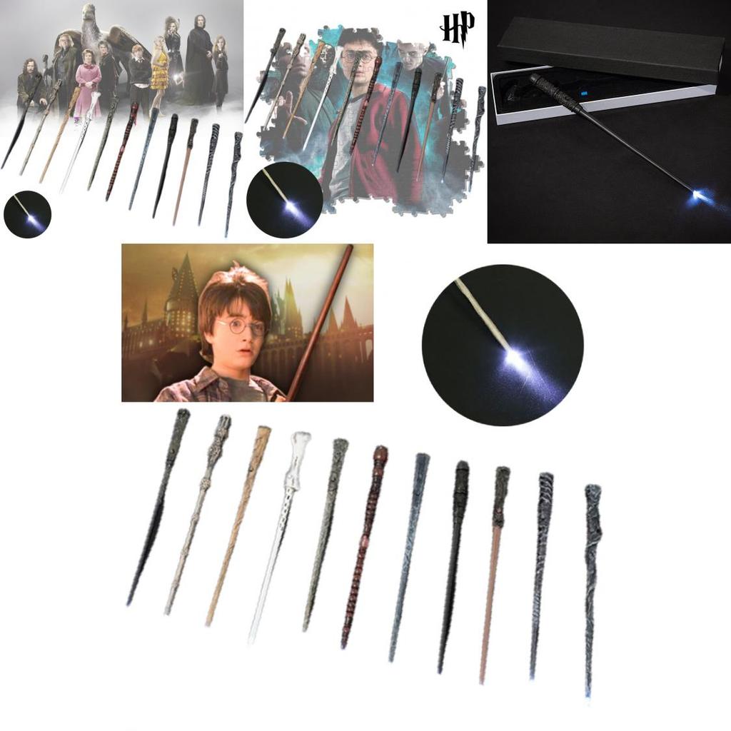 Czarująca świecąca różdżka Harry'ego Pottera Snape'a Idealna do cosplayu i na prezenty