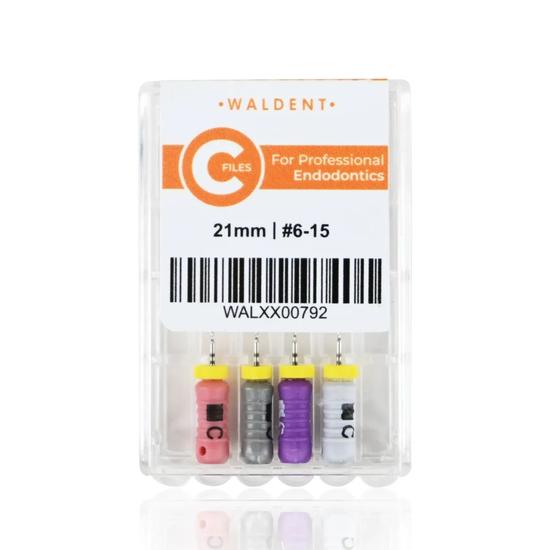 Waldent C Files 21mm ( Pack of 4 )