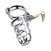 Penis Chastity Adult Toy Device Workmanship Polishing Meticulous Male Stainless Steel Chastity Device Belt Sex