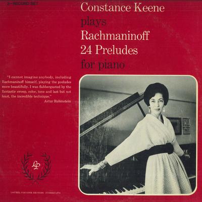 LP Record CONSTANCE KEENE - Rachmaninoff: 24 Preludes For Piano LP11 LAUREL PROTONE US Classical Used