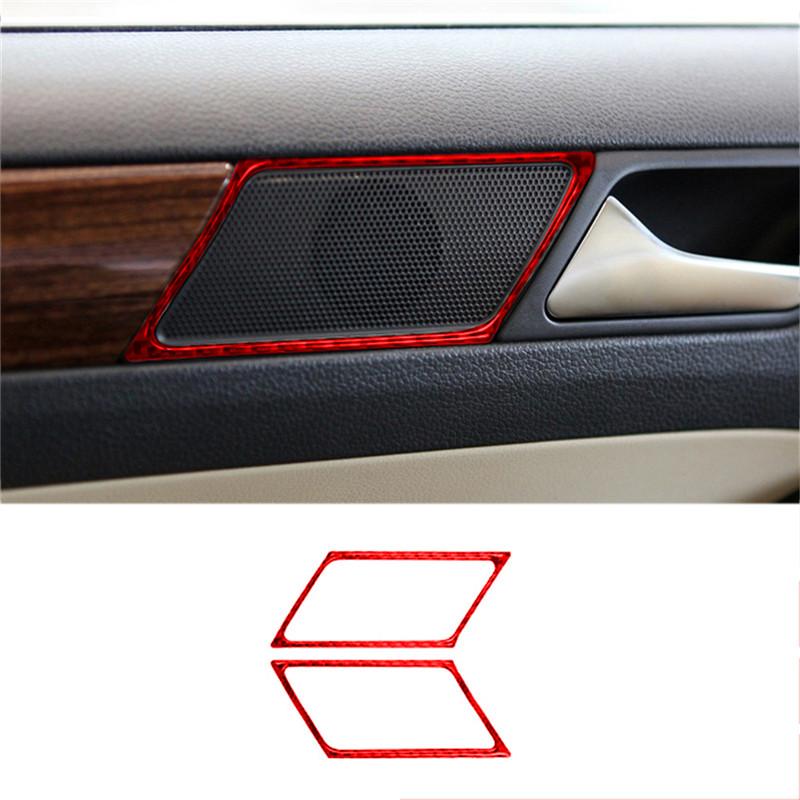 For Volkswagen Jetta 2011 2012 2013 2014 ABS Carbon Fiber Car Center Control Interior Decoration Sticker Car Accessories