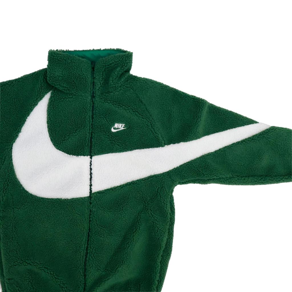 Nike Big Swoosh Reversible Boa Jacket "Gorge Green"