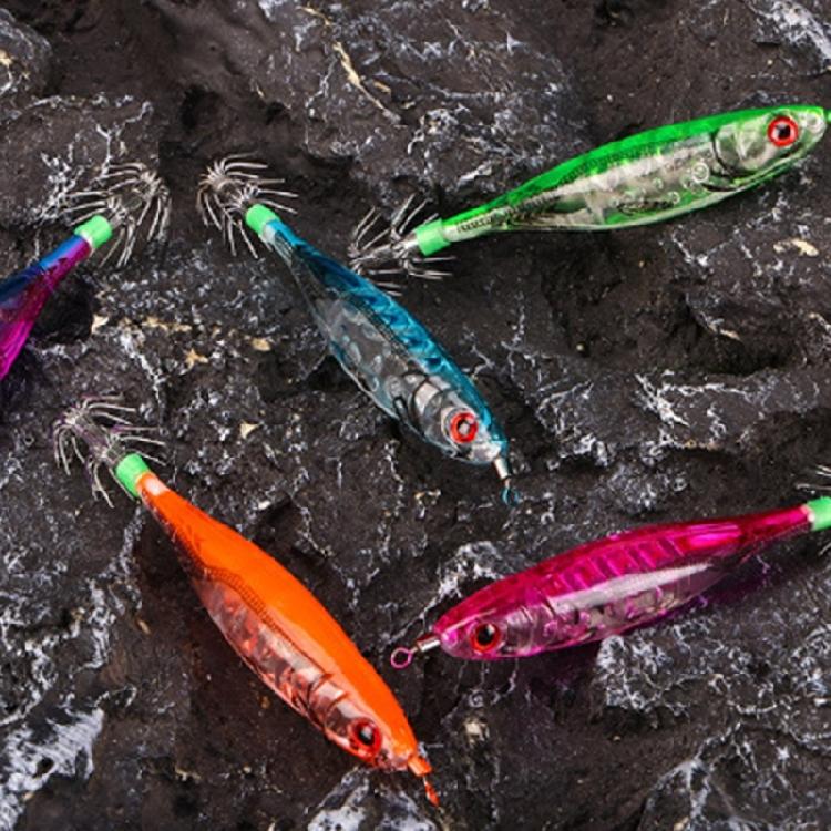Fishing Lures Jig Hook Shrimp Lure Baits Squid Jig Artificial Hard Baits Squid Jig Cuttlefish Hook