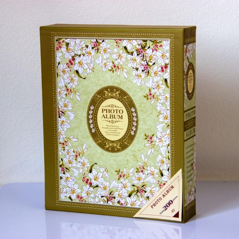 

Large Capacity Scrapbook Album 6 Inch 200 Pockets Slip-in Picture Albums Photo Album Family Memory 2