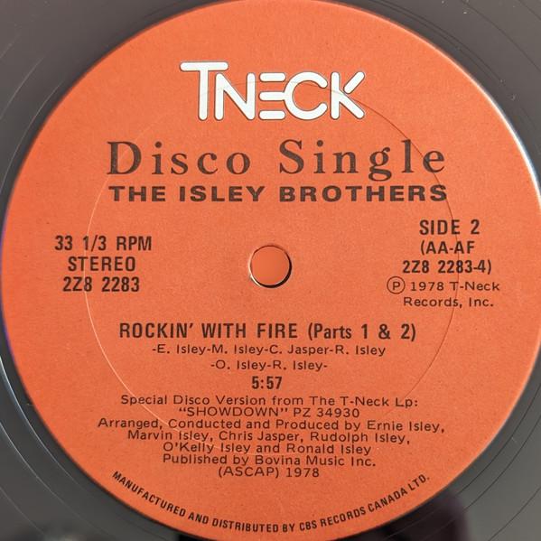 LP Record ISLEY BROTHERS  I Wanna Be With You Parts 1  2  2Z82283 TNeck 1979 Canada SoulFunk Used