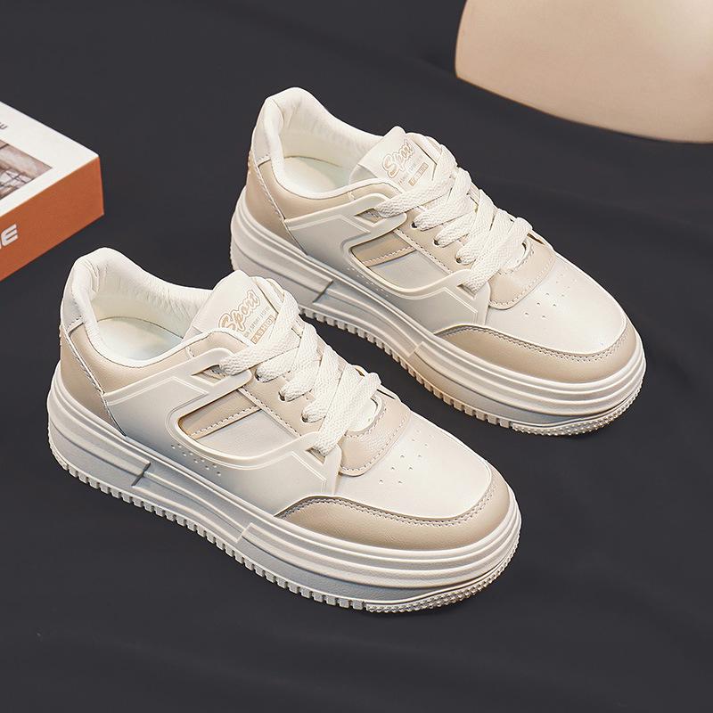 White Shoes Women's Sneakers Platform Shoes New Spring and Autumn Versatile Niche Comfortable Sneaker