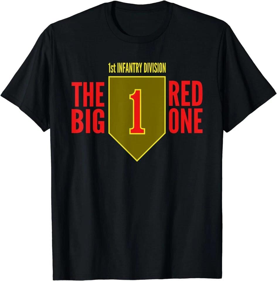 NEW LIMITED 1St Infantry Division The Big Red One Military Unisex T-Shirt XXXL