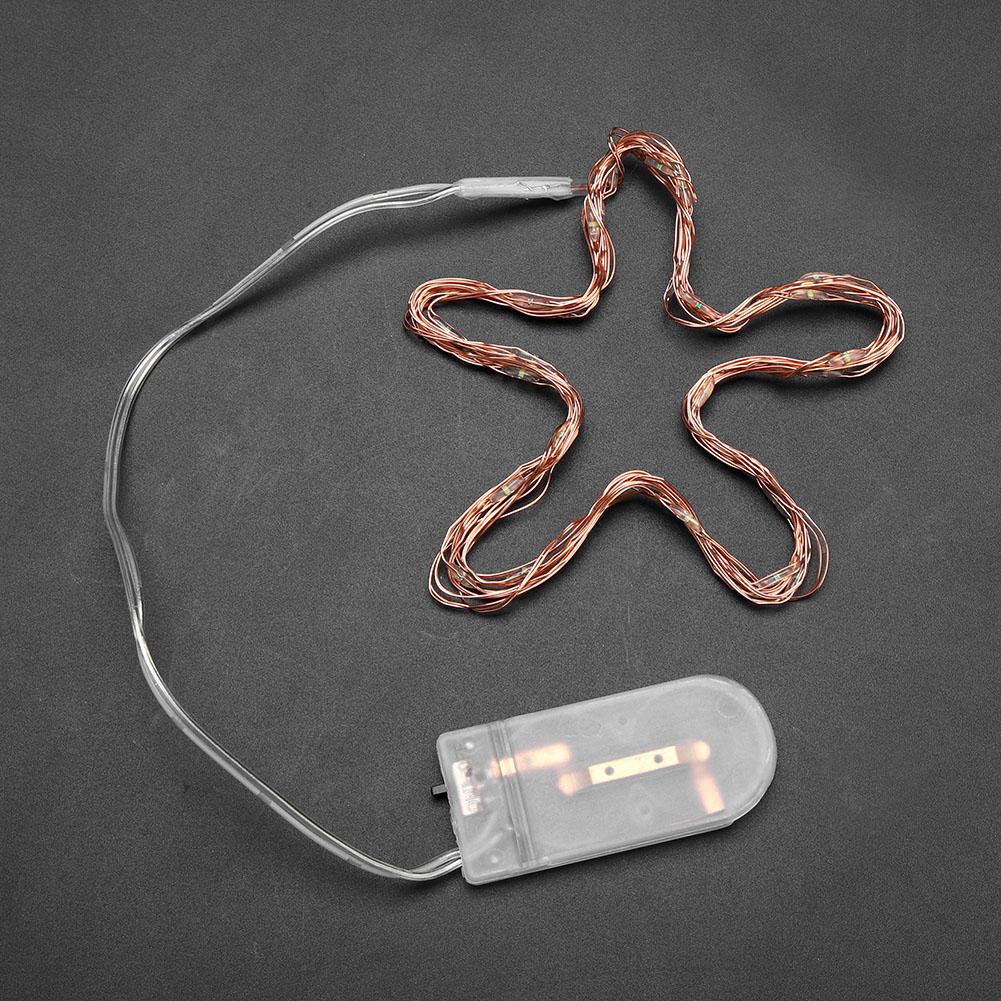 6m 60LEDs Copper Wire Battery Powered String Fairy Light Xmas Wedding Lamp  Decoration
