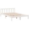VidaXL Cadre de lit extra long sans matelas 160x220 cm bois massif pin, lit, meuble de chambre à coucher, lit en bois, lit 852451