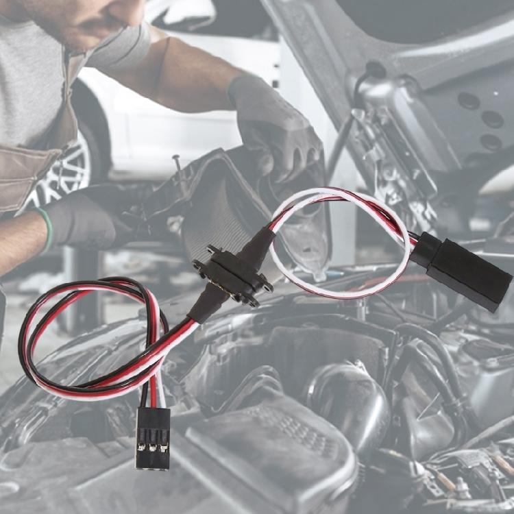 Universal Magnetic Connector Cord Quick Change Chassis Design Plastic Reinforcement for Vehicle Light Modules Use