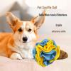 Dog Sniffing Plush Toy with Teething Ball, Food Hiding Slow Feeder, Sounding Boredom Relief Pet Toy