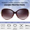 Polarized UV Oval No Hurt For Mountain B2730 [FEISEDY] Women's Sunglasses, Lenses, UV400, Protection, Shape, Lightweight, Nose, Driving, Sports,