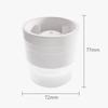 2Pcs Large Silicone Sphere Ice Mold Easy-Release for Whiskey Cocktails Juice and Parties Food Grade Ice Mold Round Ball