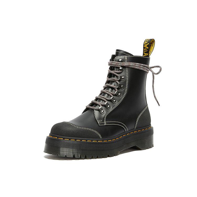 Dr. Martens Moreno Leer Mode Comfortabele Korte Laarzen Unisex laarzen Zwart 26961033