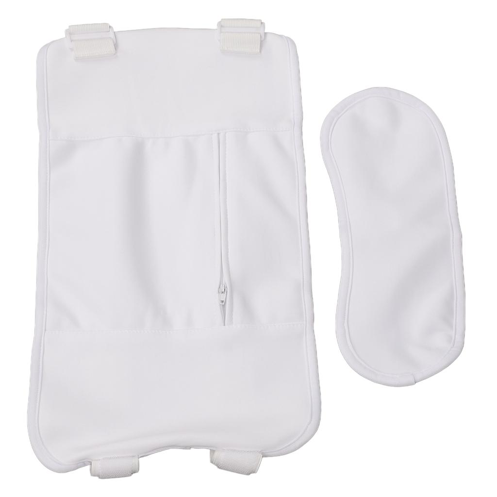Castor Oil Pack Set White Reusable Washable Castor Oil Compress Wrap Set for Inflammation
