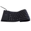 Teclado de silicona USB flexible negro