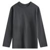 Cotton Little White T Solid Color Long-sleeved T-shirt Men's Base