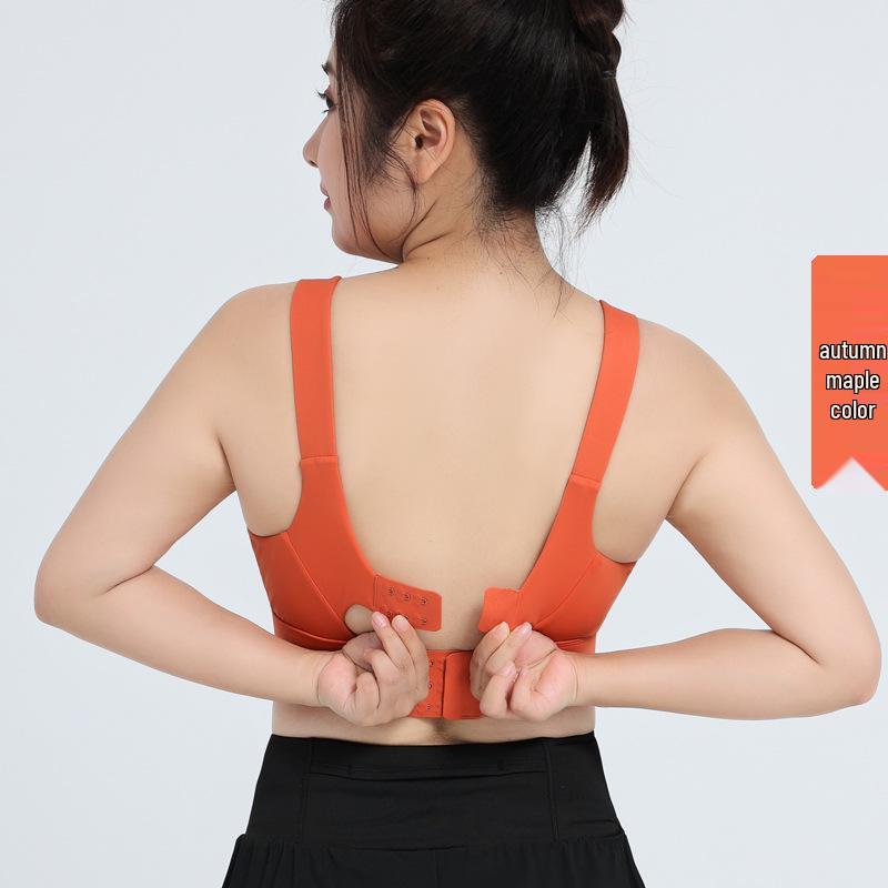 

Спортивный бюстгальтер большого размера с высокой степенью поддержки, регулируемый: Йога-топ с двойной застежкой и защитой от провисания для стройнящего эффекта XL