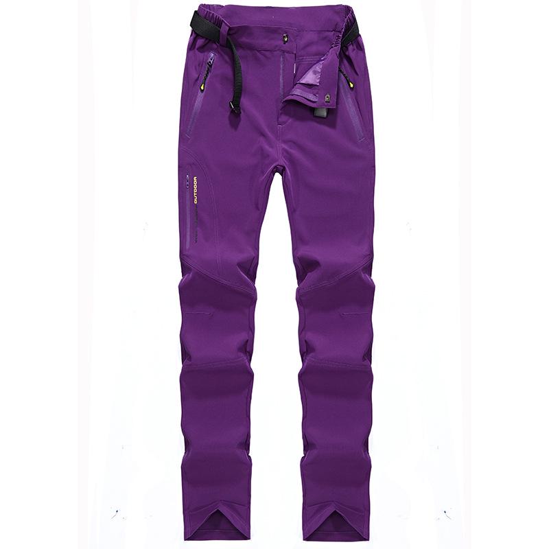 Unisex Quick-Dry Elastic Hiking Pants for Summer M