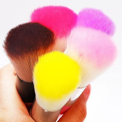 Yousheng Makeup Brush Super Soft Bristles Anti-Shedding Nylon Foundation Brush Nail Art Dust Cleaner Brush Beauty Supplies